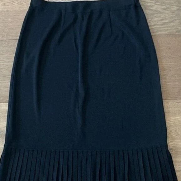 Exclusively Misook Women's full zip skirt suit black Size L - Picture 7 of 11